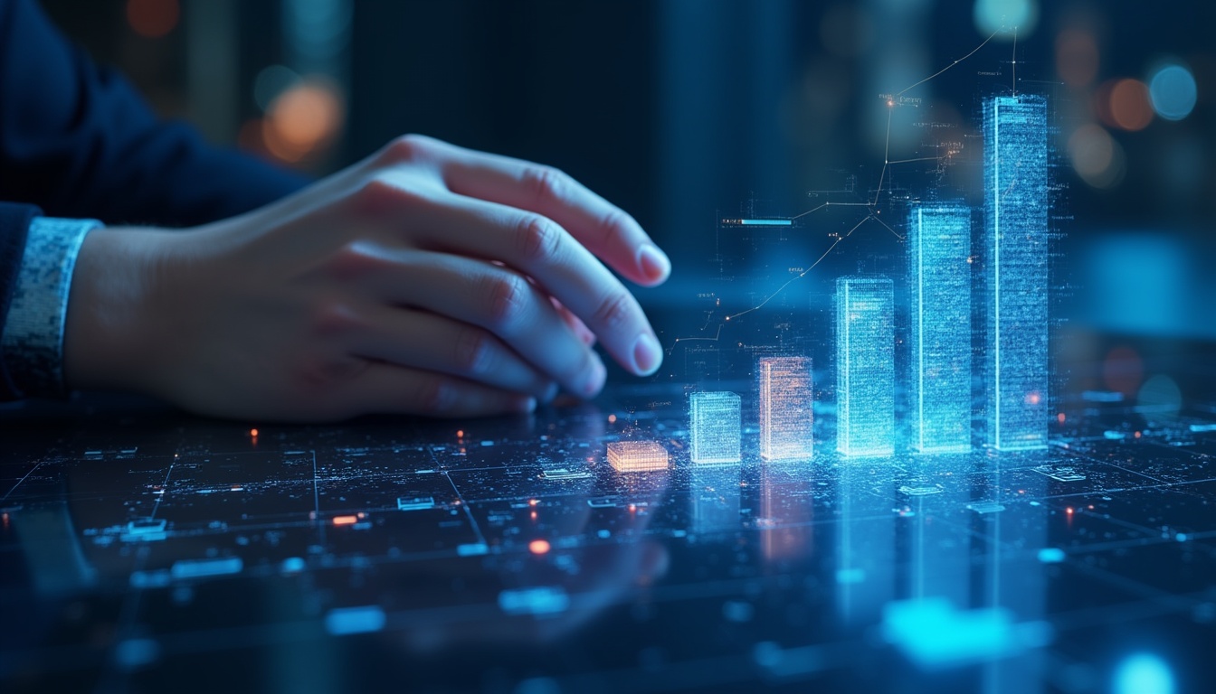 Oameni interacționând la un curs IT, cu laptopuri și un semn de angajare în fundal, ilustrând oportunități de curs